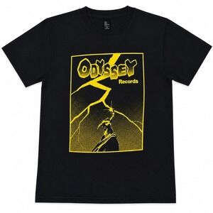 Odyssey Records Thor Graphic Tee Mens Small Black Comic Style Band T Shirt‎